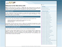 Tablet Screenshot of api.webafrica.co.za